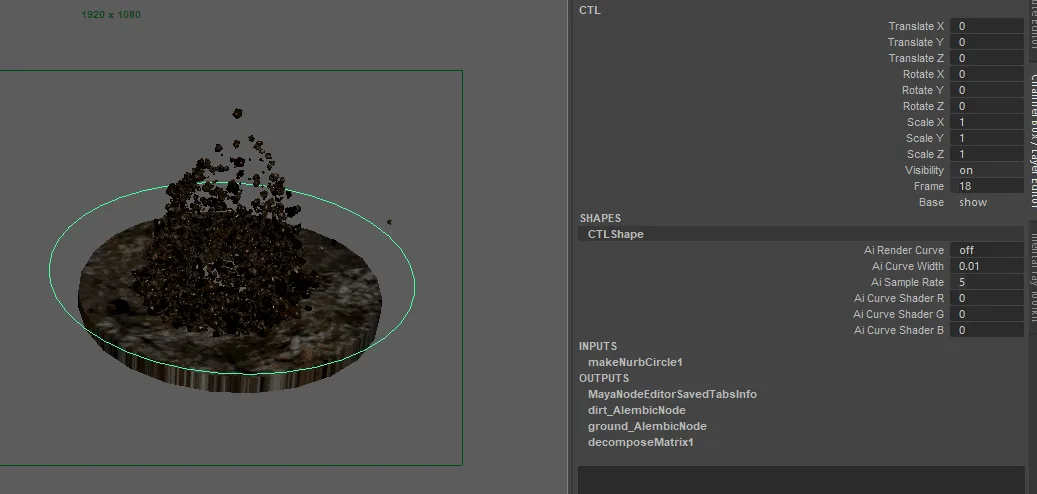 Dirt Mound 1.0.0 for Maya