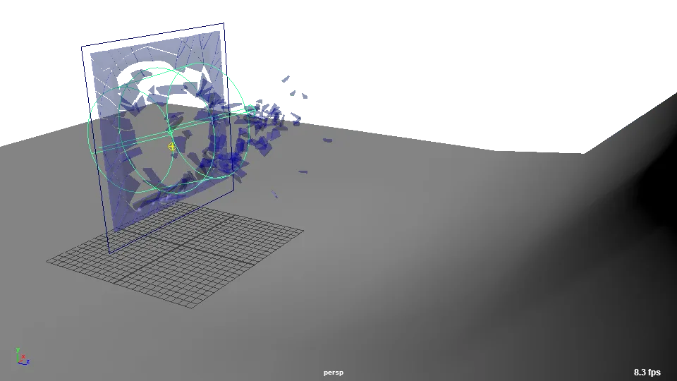 Glass Shatter FX Asset for Maya