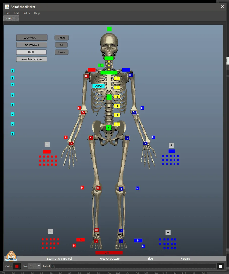 Skeleton Rig 2.0.0 for Maya