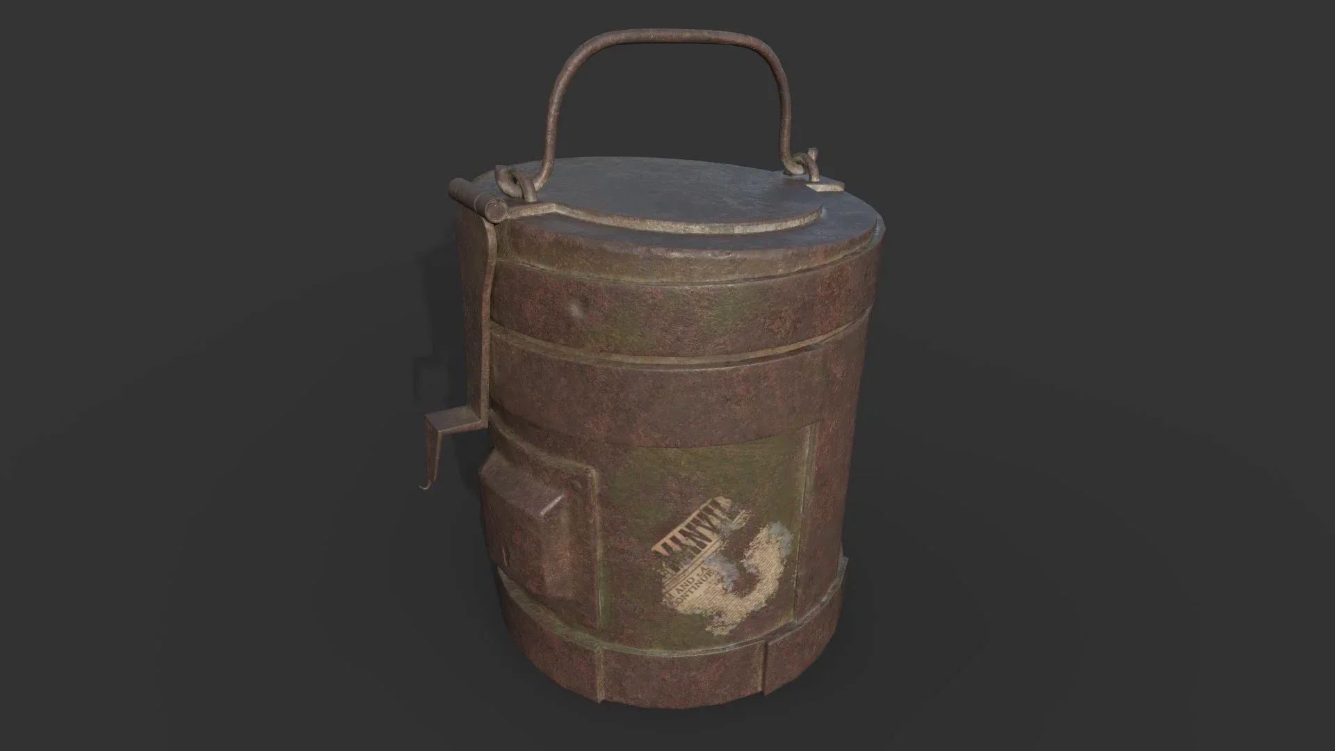 Vintage Rust Box Substance Painter Tutorial