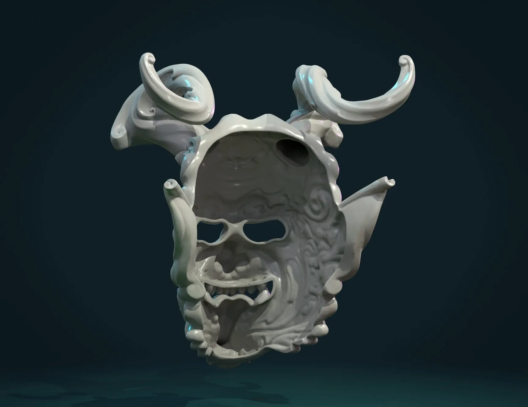 Demon Satyr Mask - 3D Print Ready