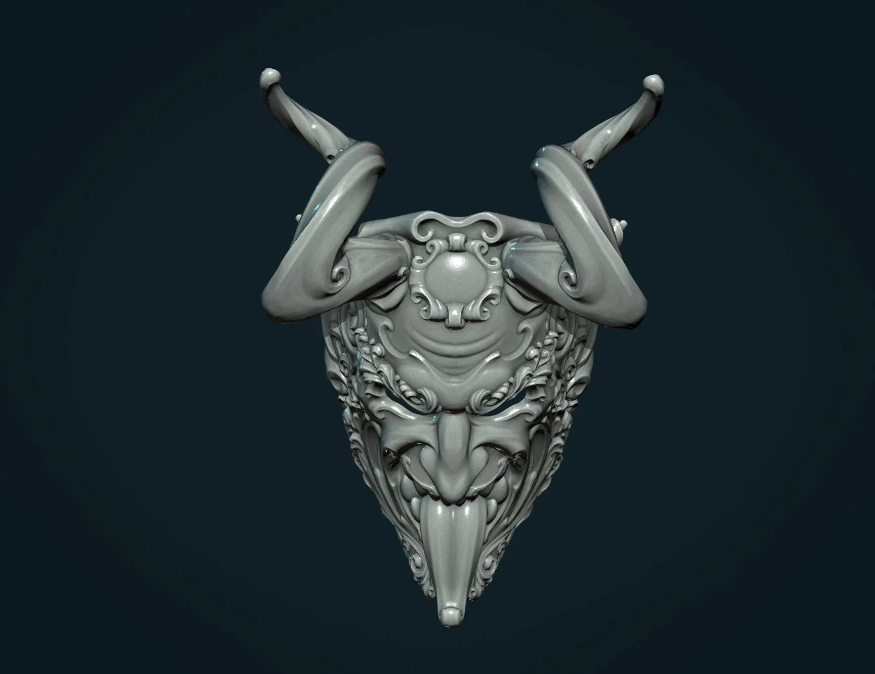 Demon Satyr Mask - 3D Print Ready