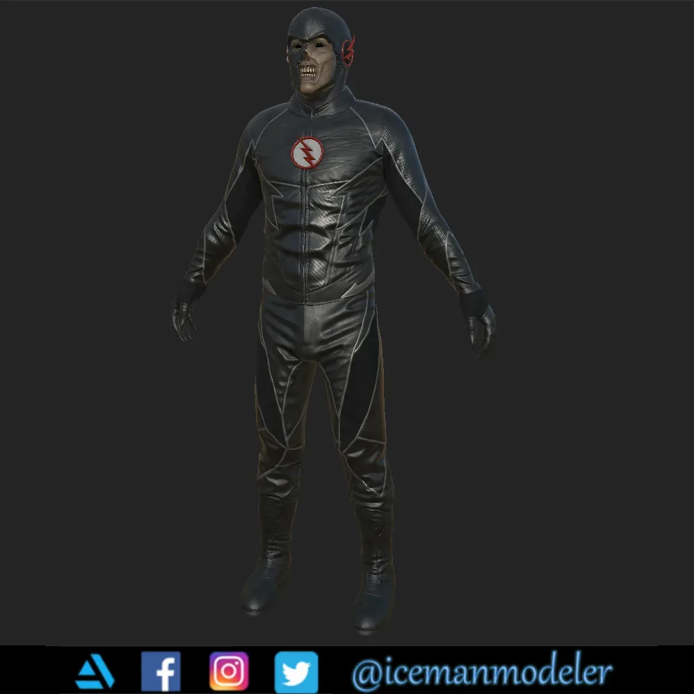 Zoom & Black Flash - Rigged Character Pack