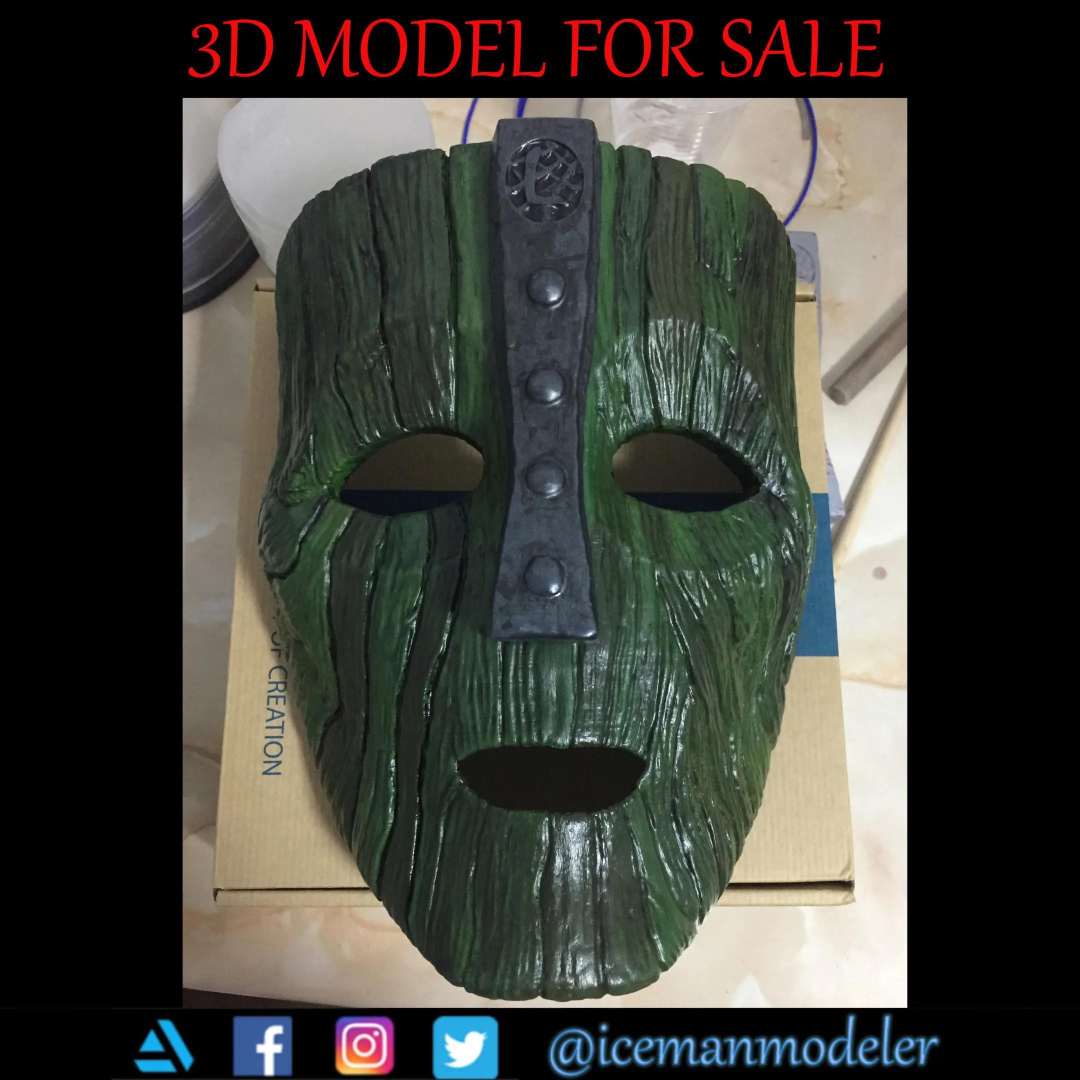 The Mask - 3D Print Ready