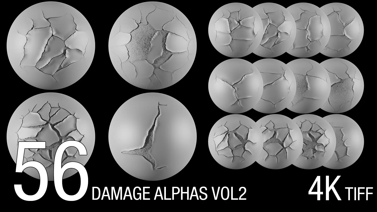 56 Damaged Alphas (4K)
