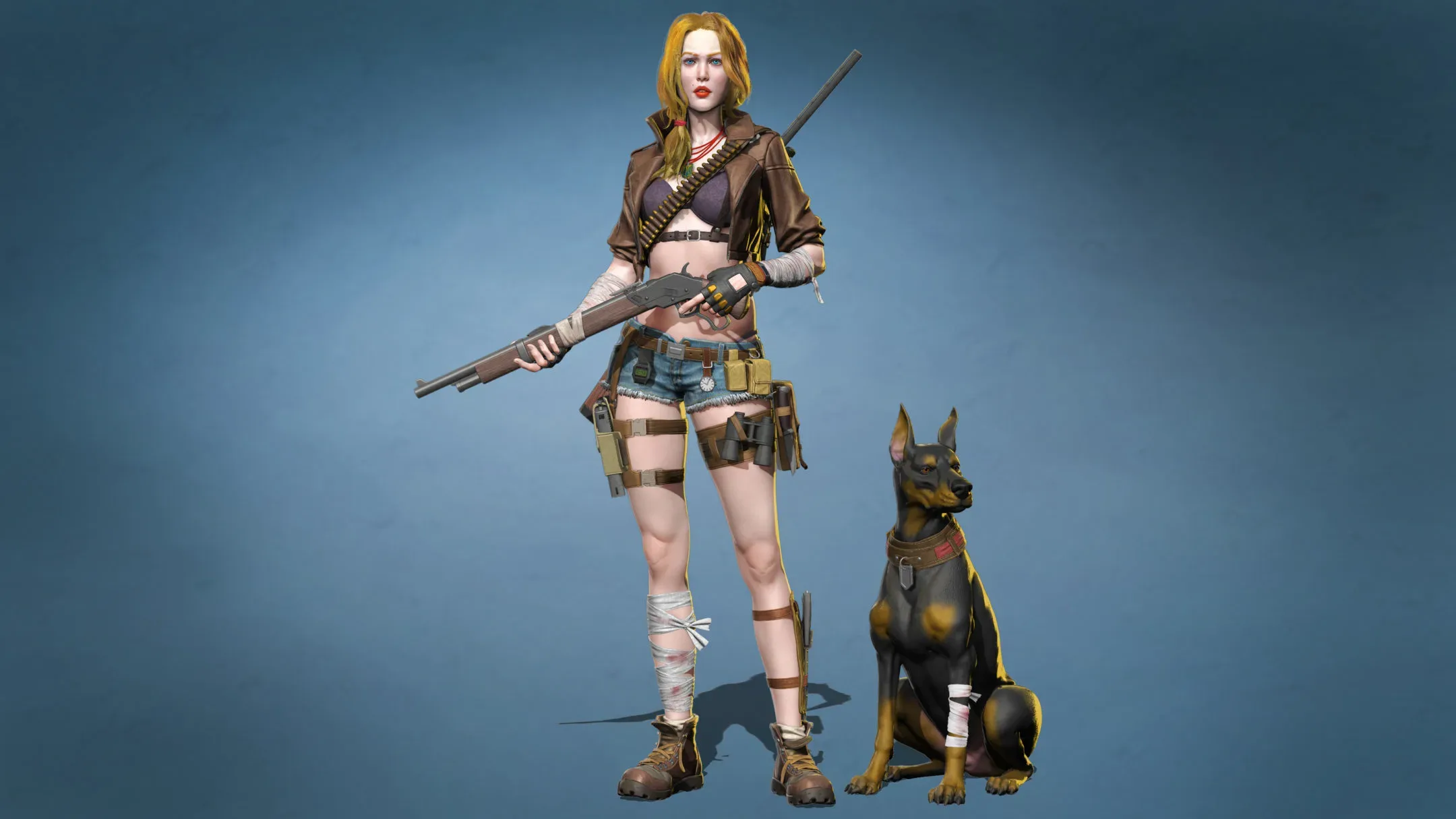 Girl & the Dog Creation in Zbrush