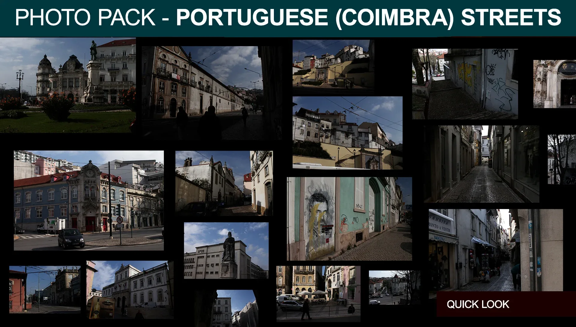Photo Pack: Portuguese Streets (Coimbra)