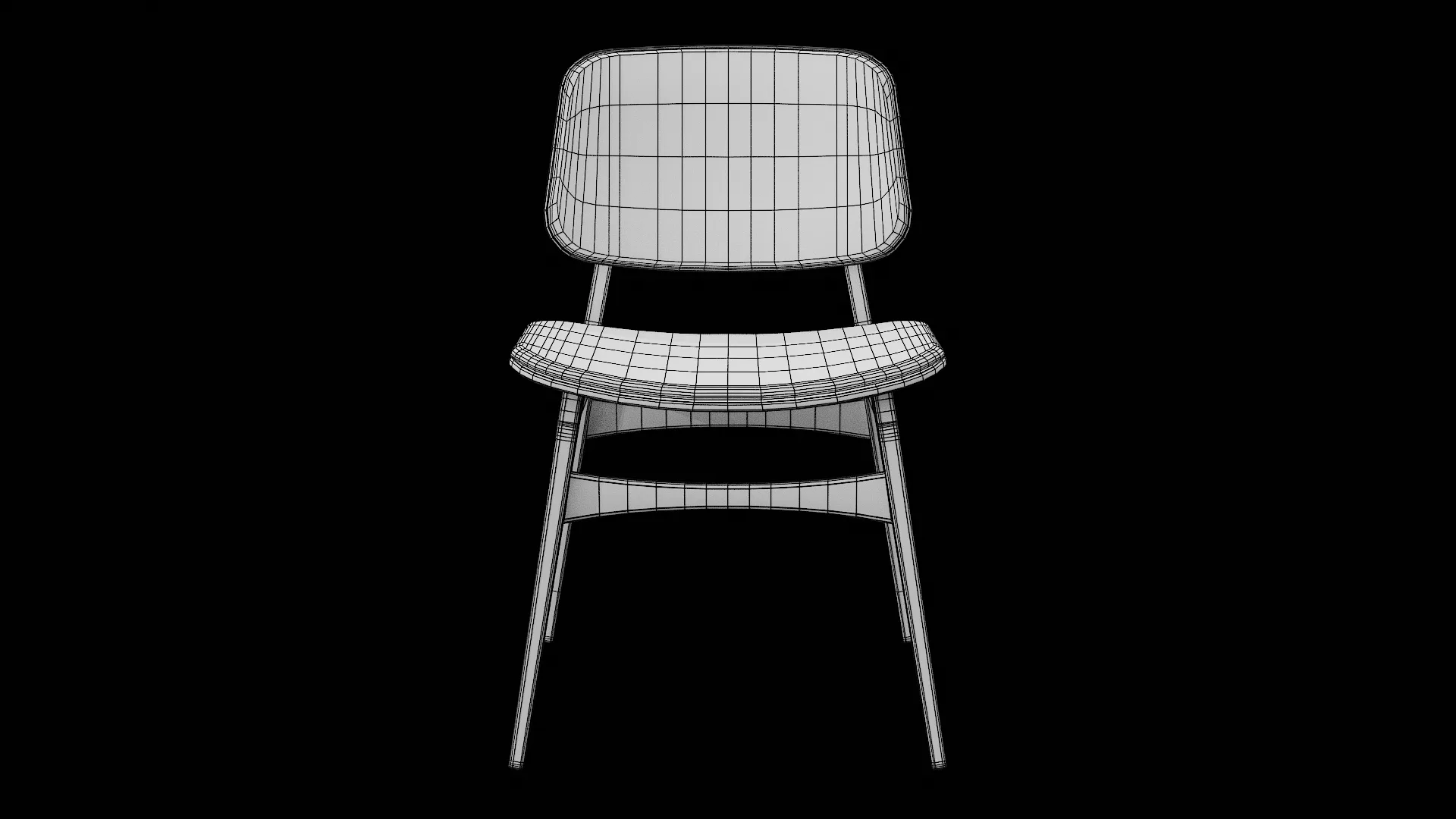 Soborg Chair Model-3052 Leather 96 & Black Wood