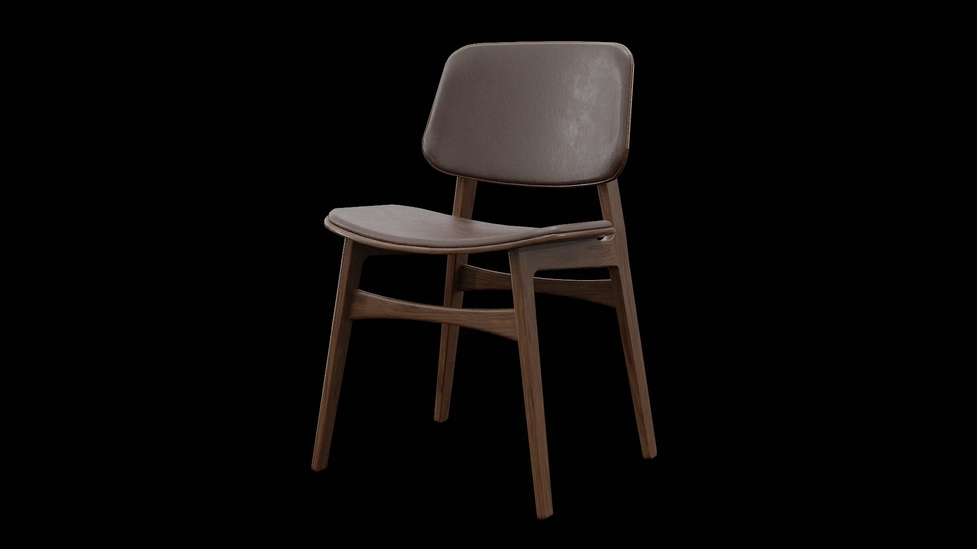 Soborg Chair Model-3052 Leather 96 & Oak Smoked