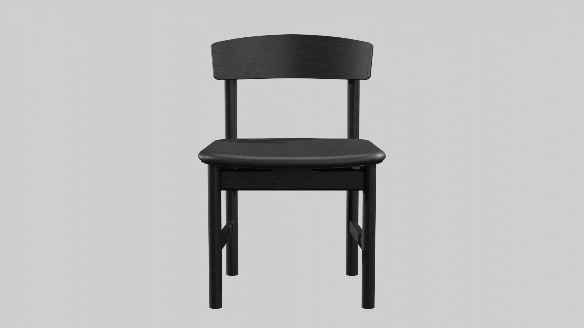 Mogensen Chair Model-3236 Black lacquered