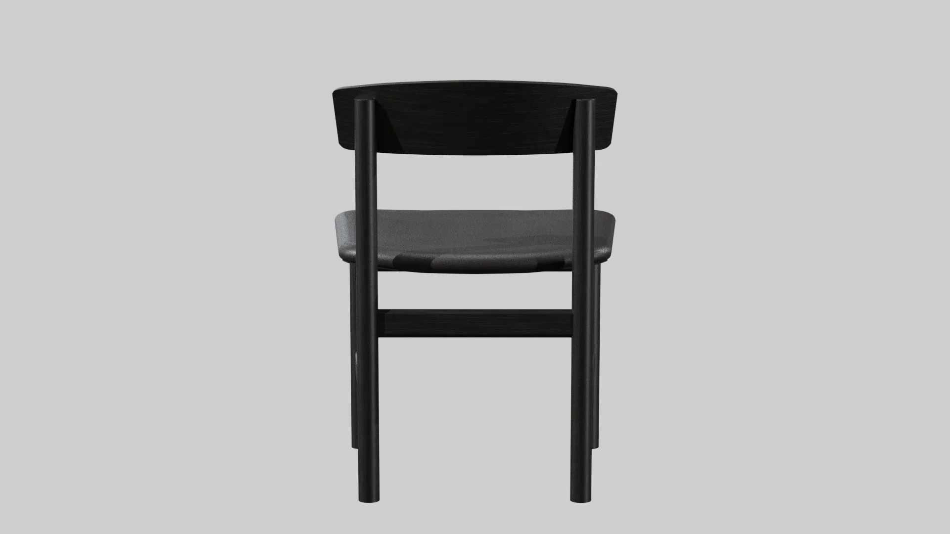 Mogensen Chair Model-3236 Black Lacquered