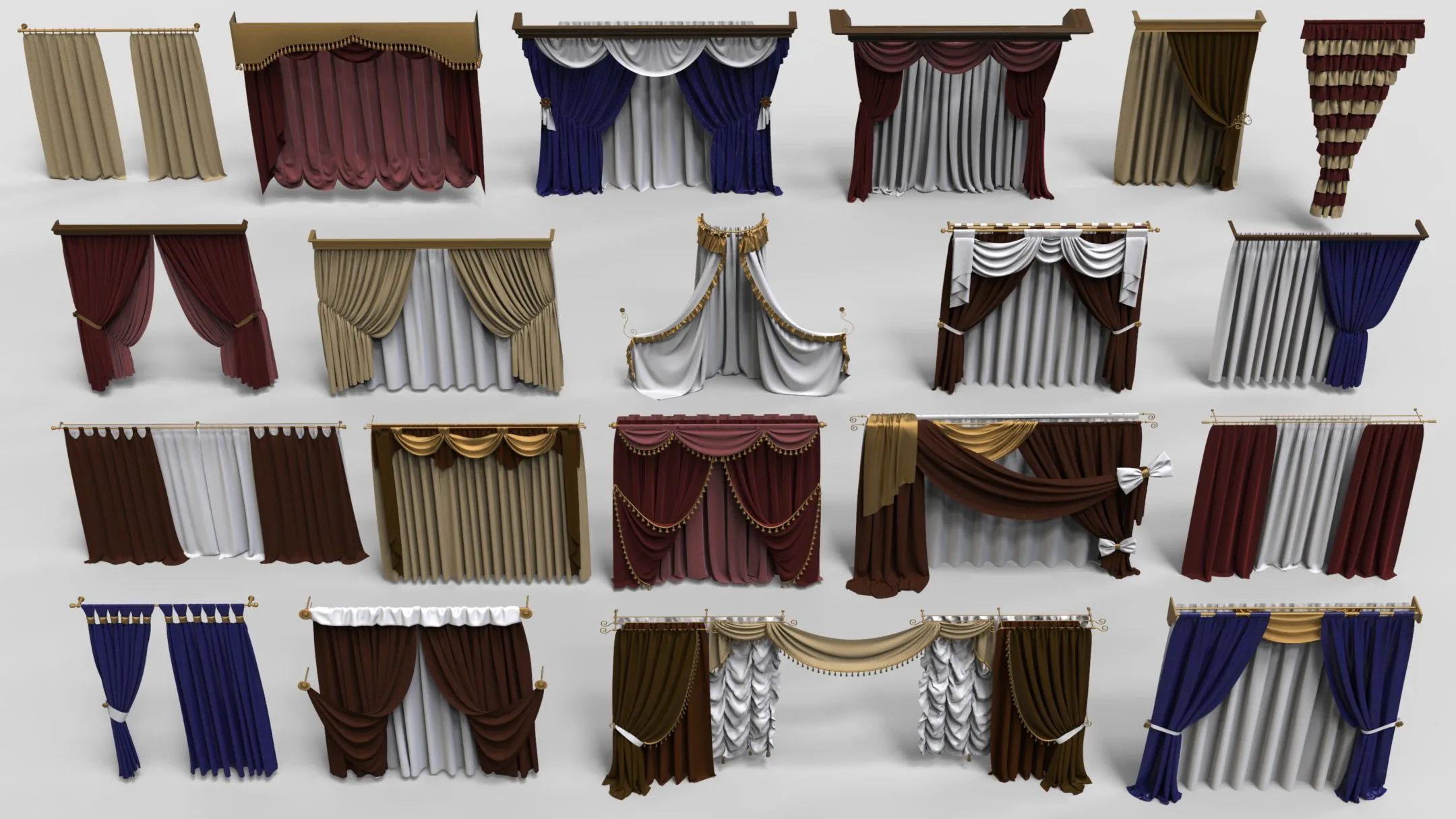 Curtains Part 1 - 20 Pieces