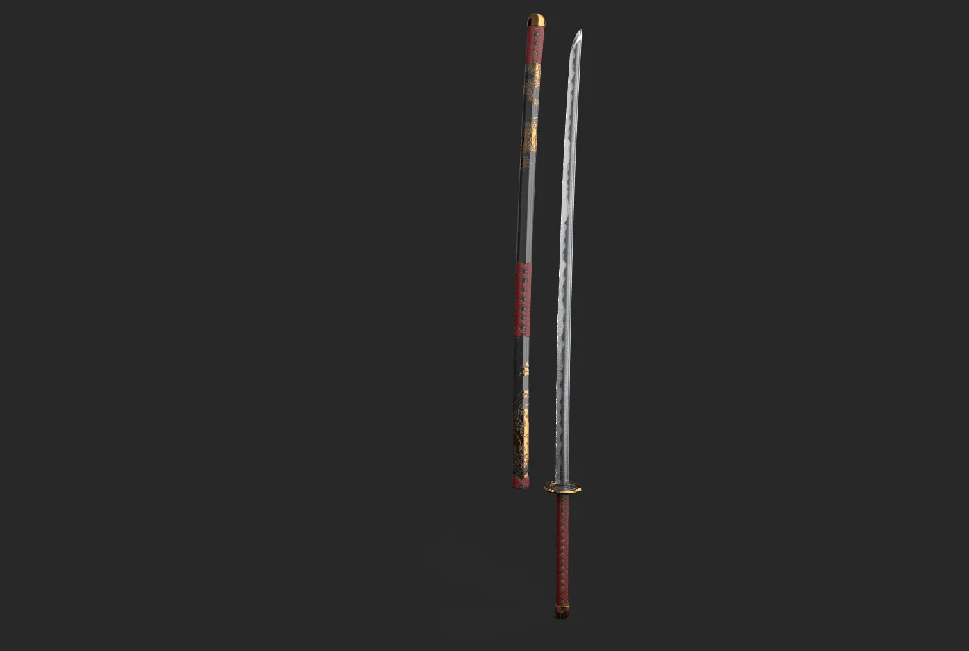 Japan Katana for Game Engines - UE4/Unity