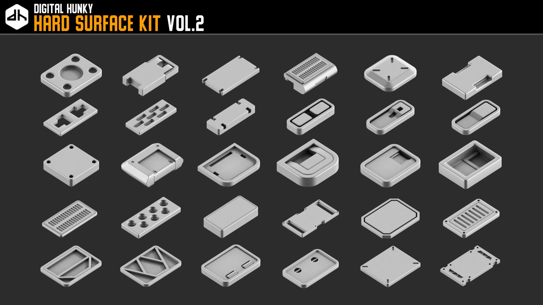 Hard Surface Kit Vol.2 FlippedNormals