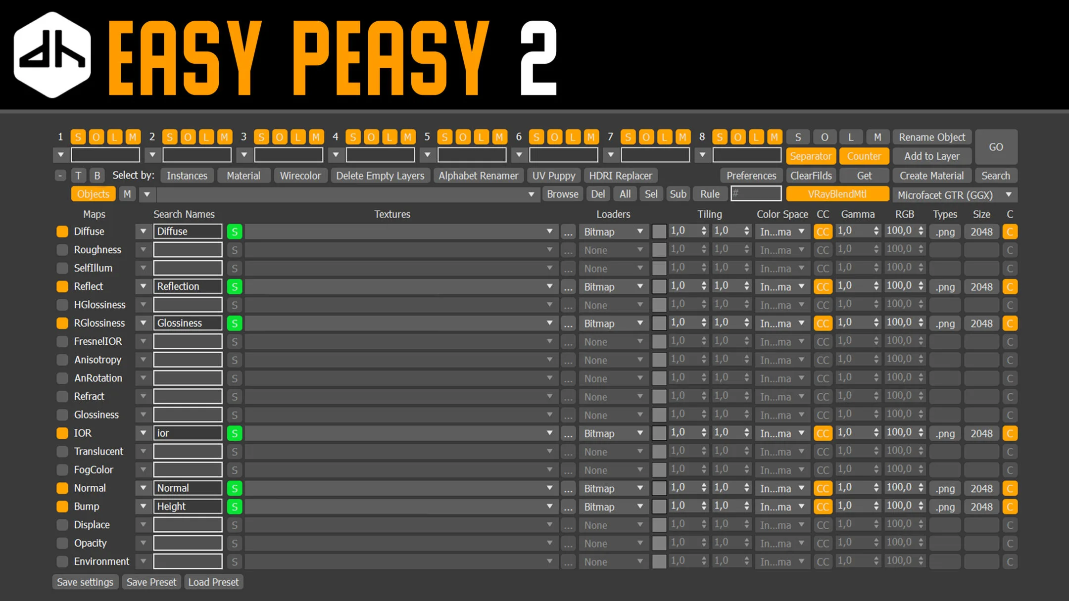 Easy Peasy 2 - Scene Management Script