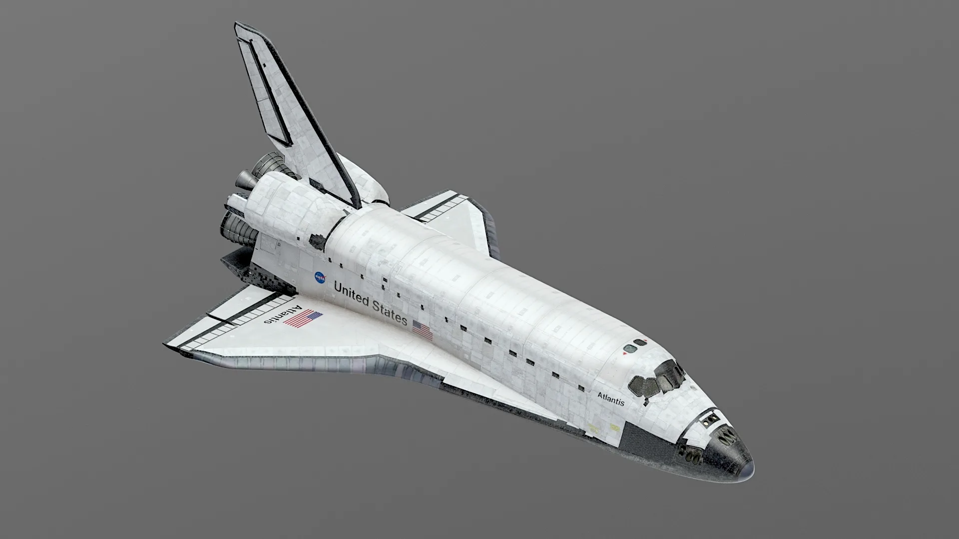 SPACE SHUTTLE Atlantis Exterior Only