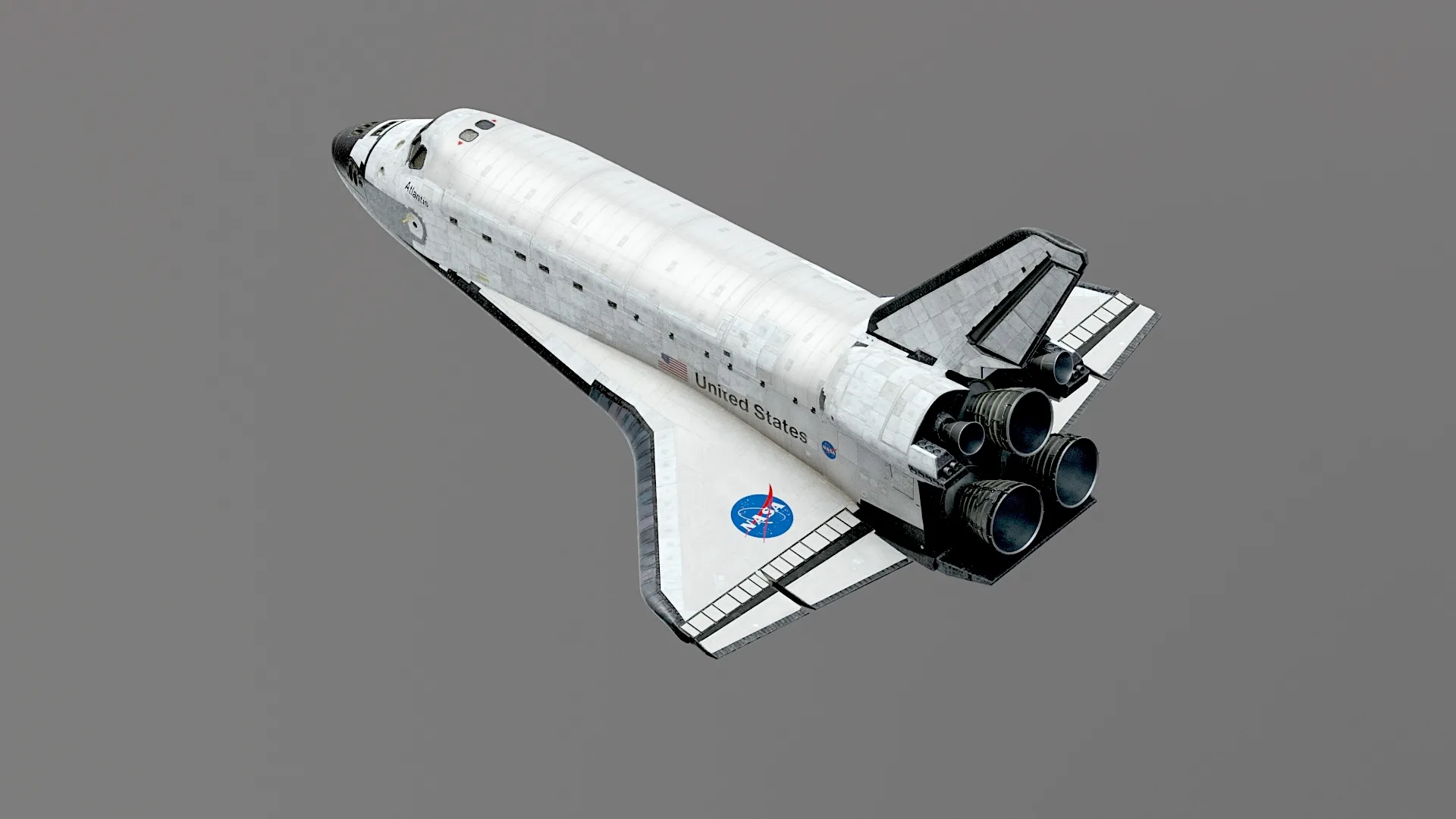 SPACE SHUTTLE Atlantis Exterior Only