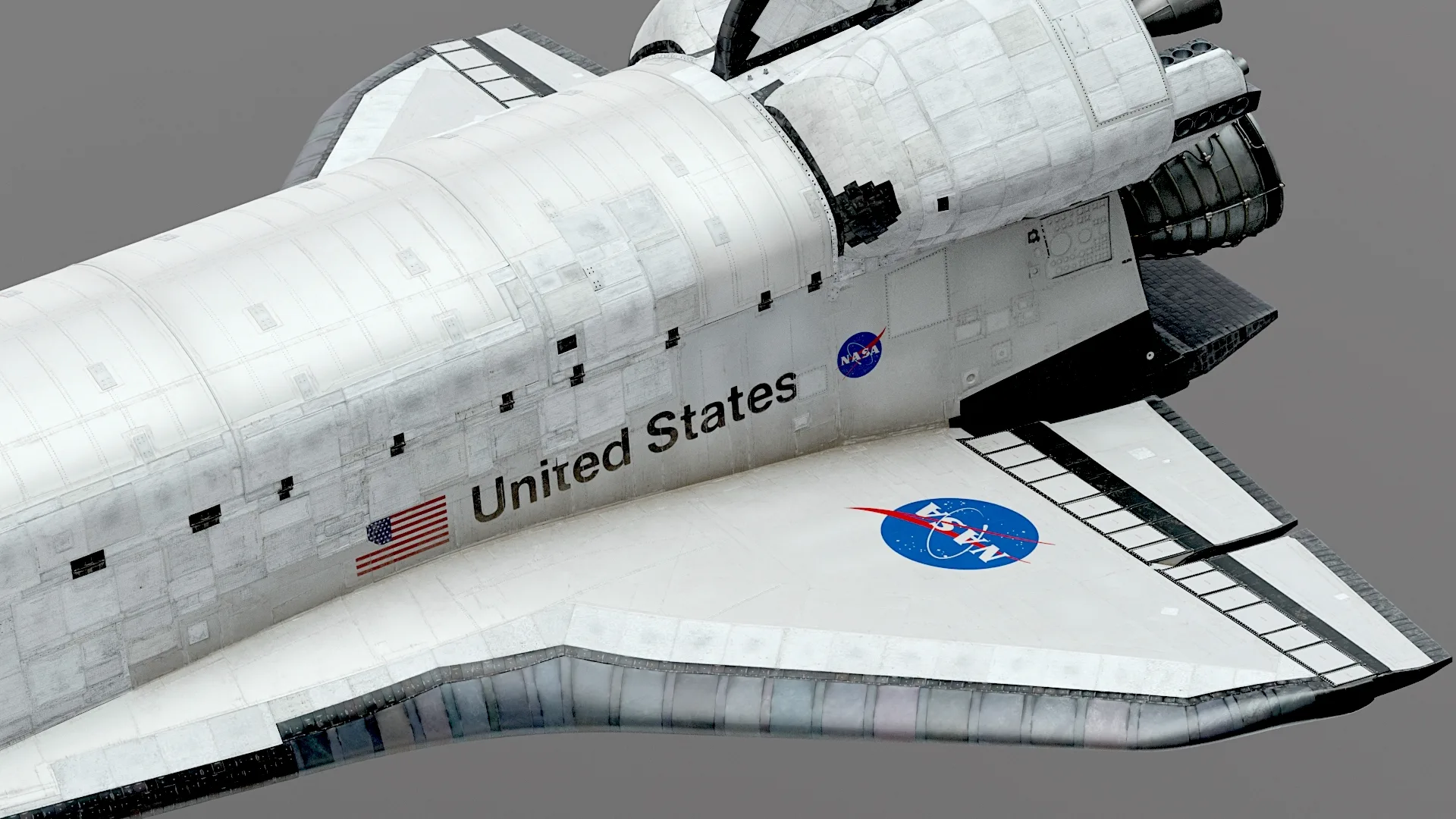 SPACE SHUTTLE Atlantis Exterior Only