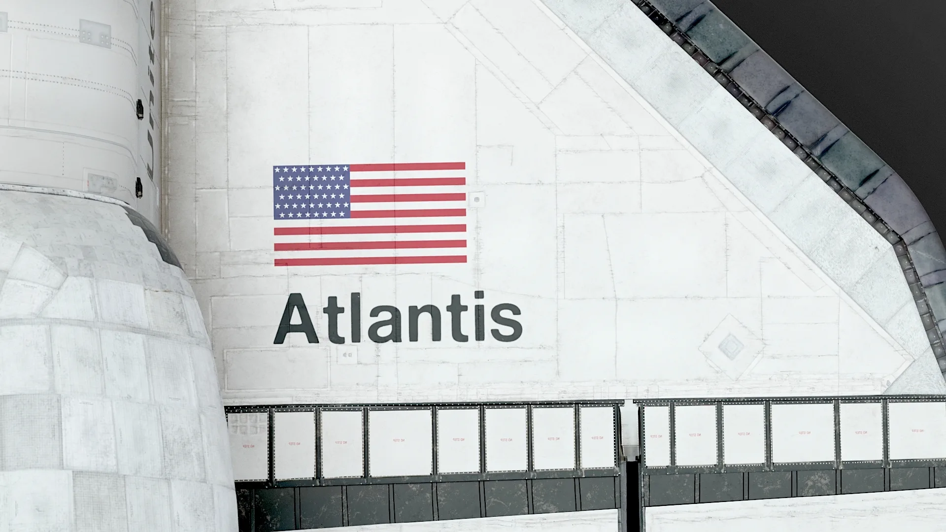 SPACE SHUTTLE Atlantis Exterior Only