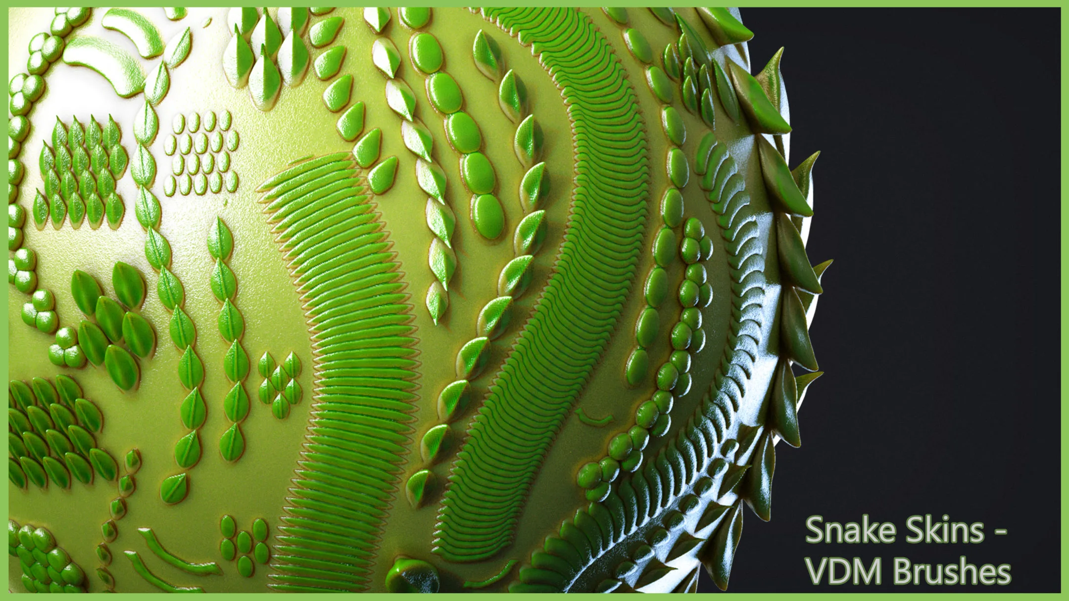 Zbrush - Snakeskin - 21+ VDM Brushes