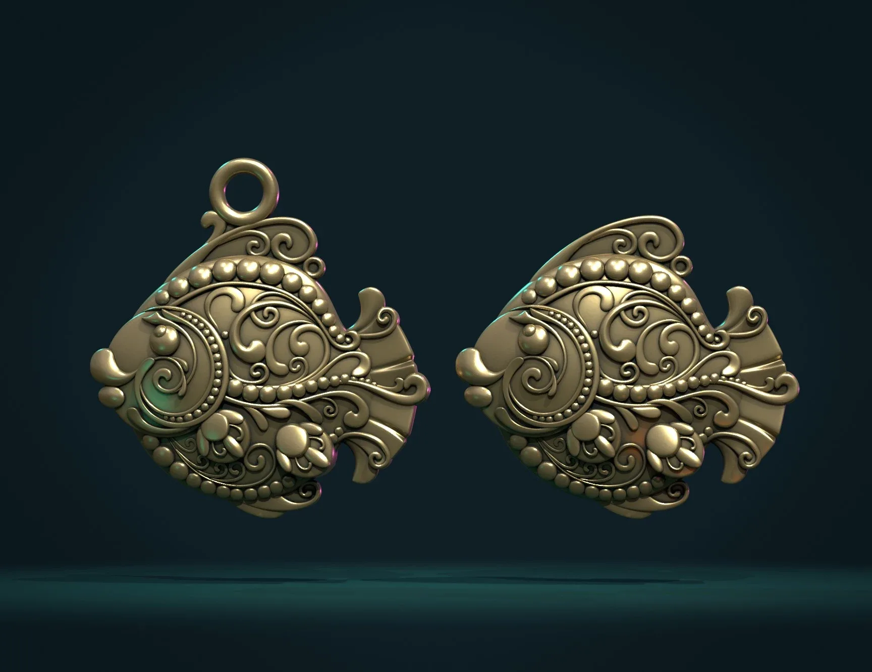 Ornate Fish - 3D Print Ready