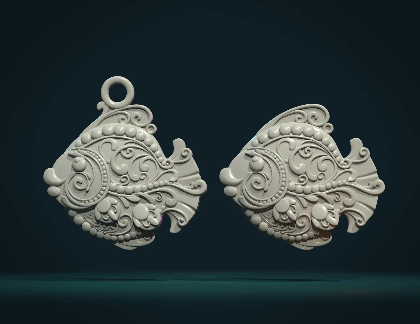 Ornate Fish - 3D Print Ready