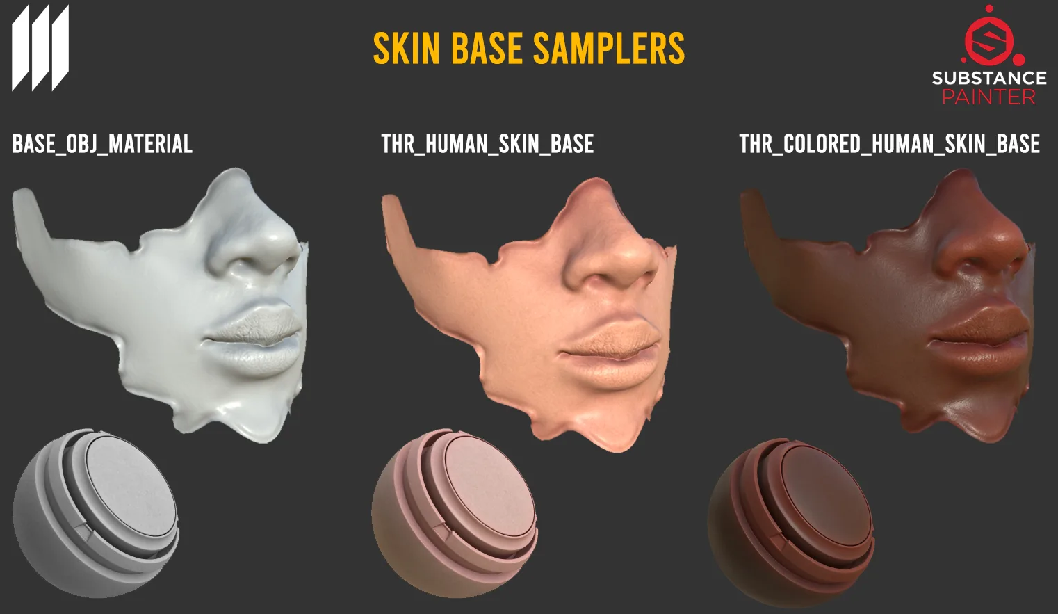 Human Skin Base Smart Material For Substance Painter