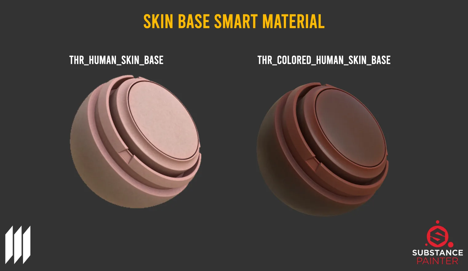 Human Skin Base Smart Material For Substance Painter