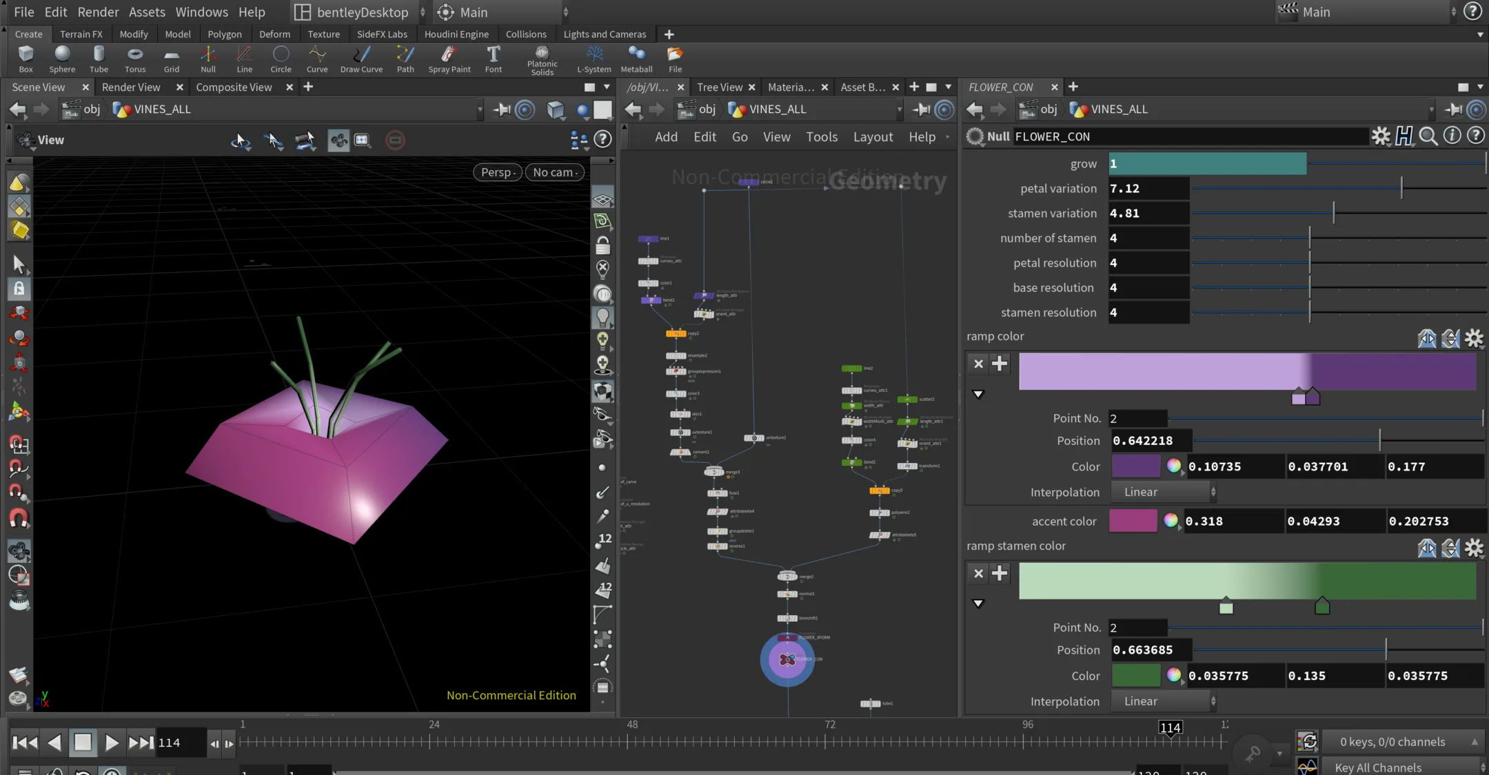 Vine Growth in Houdini - Tutorial