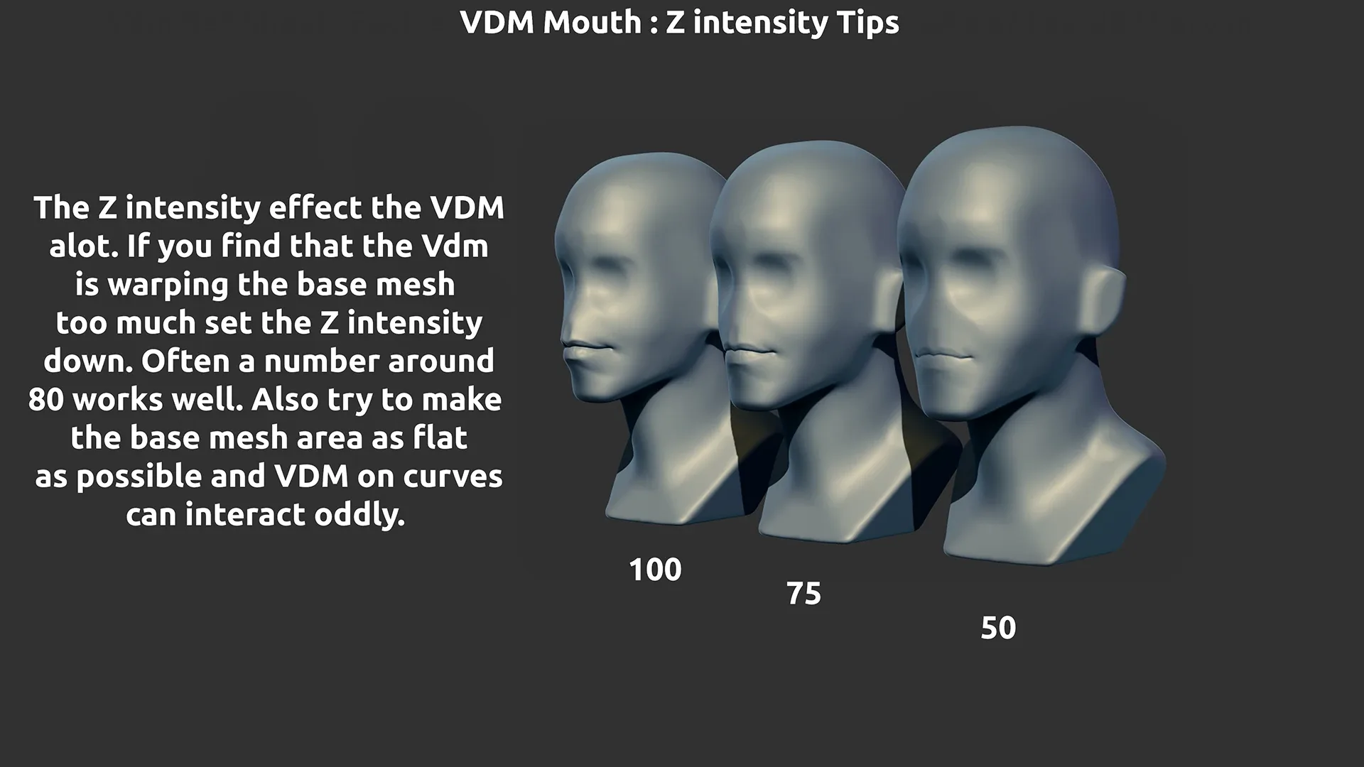 ZBrush - 14 Mouth VDM Brushes