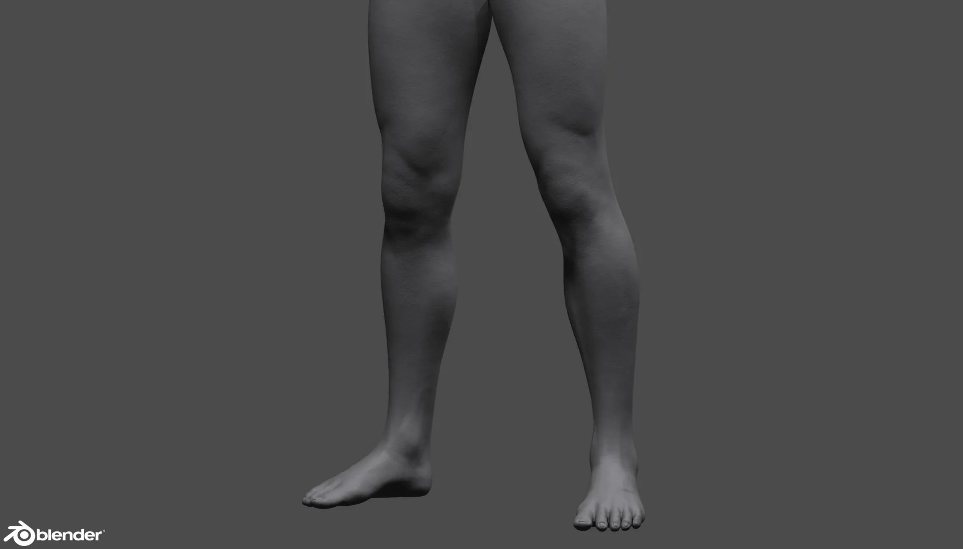 Male Custom Basemesh Lowpoly For Blender