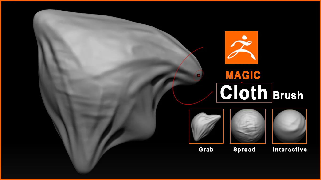 ZBrush Cloth Magic Brush