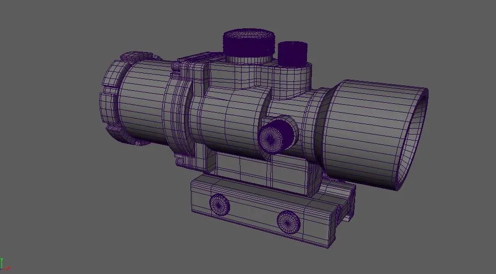 2x Scope Game Ready Asset