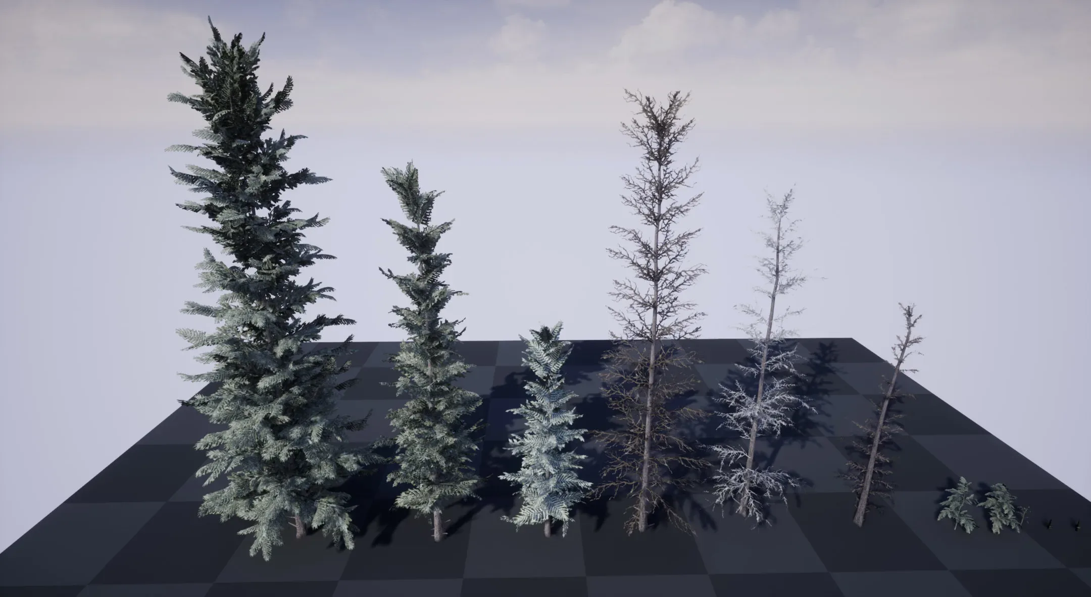 Winter Trees - Unreal Engine 4