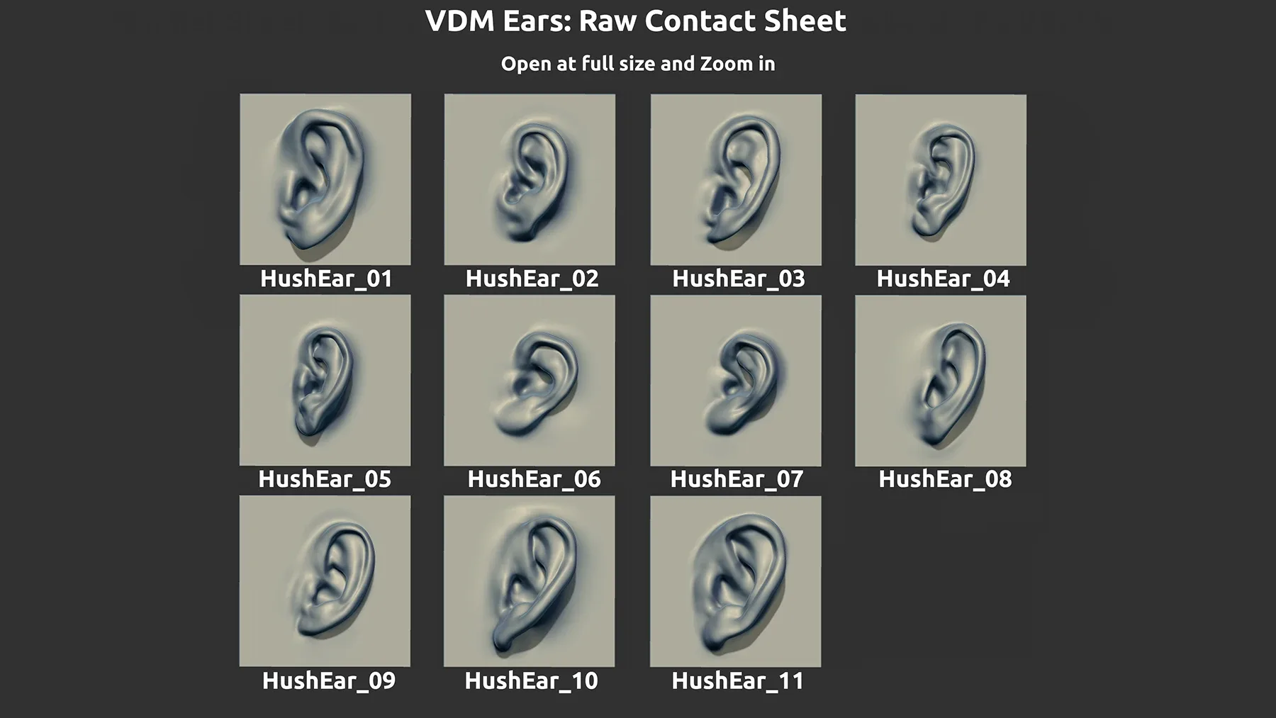 ZBrush Ear - VDM Brushes