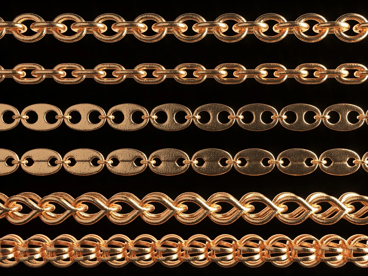 30 IMM Chain Curve Brush (ZBrush, 3DSMax, Mesh)