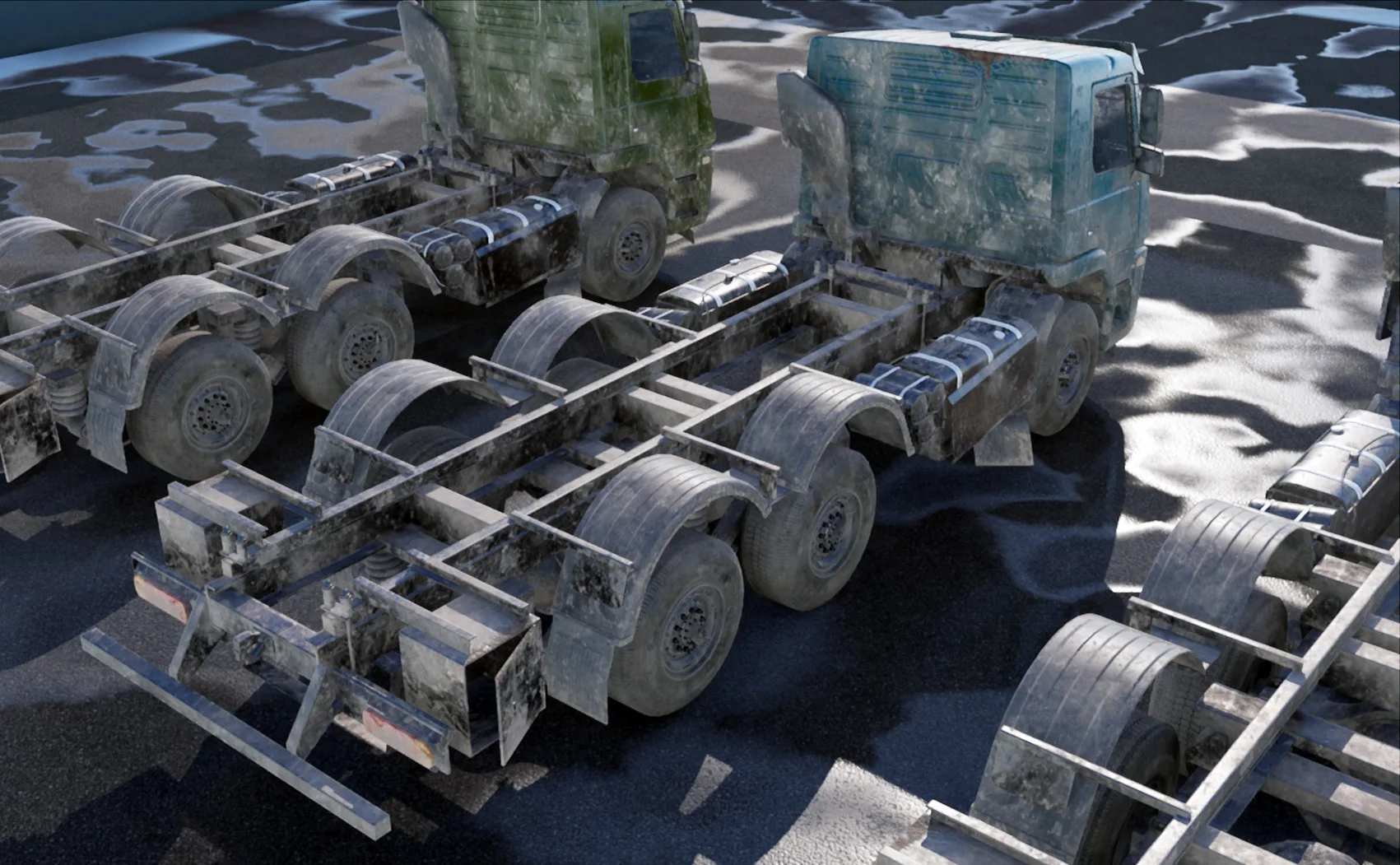 Old Vehicle Truck Prop UE4