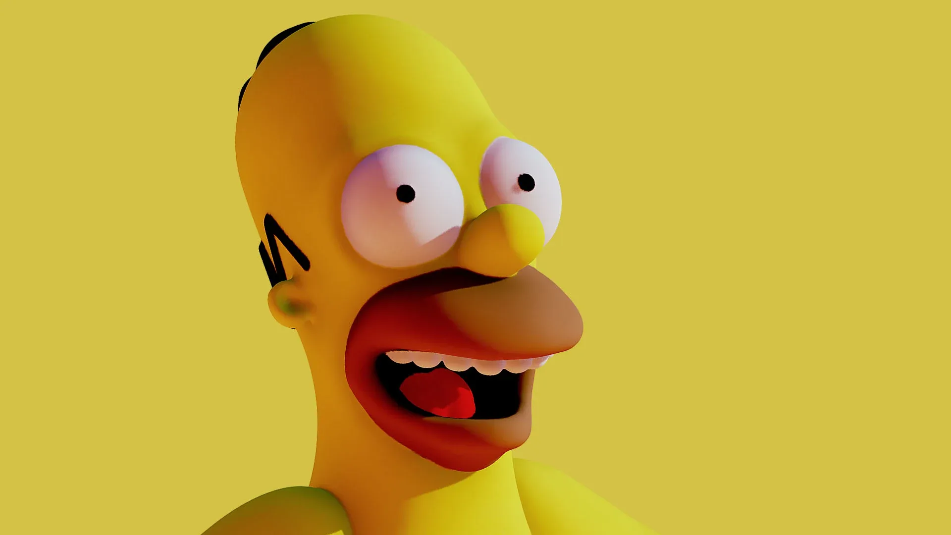 Homer 3D in Underwear (Printable)