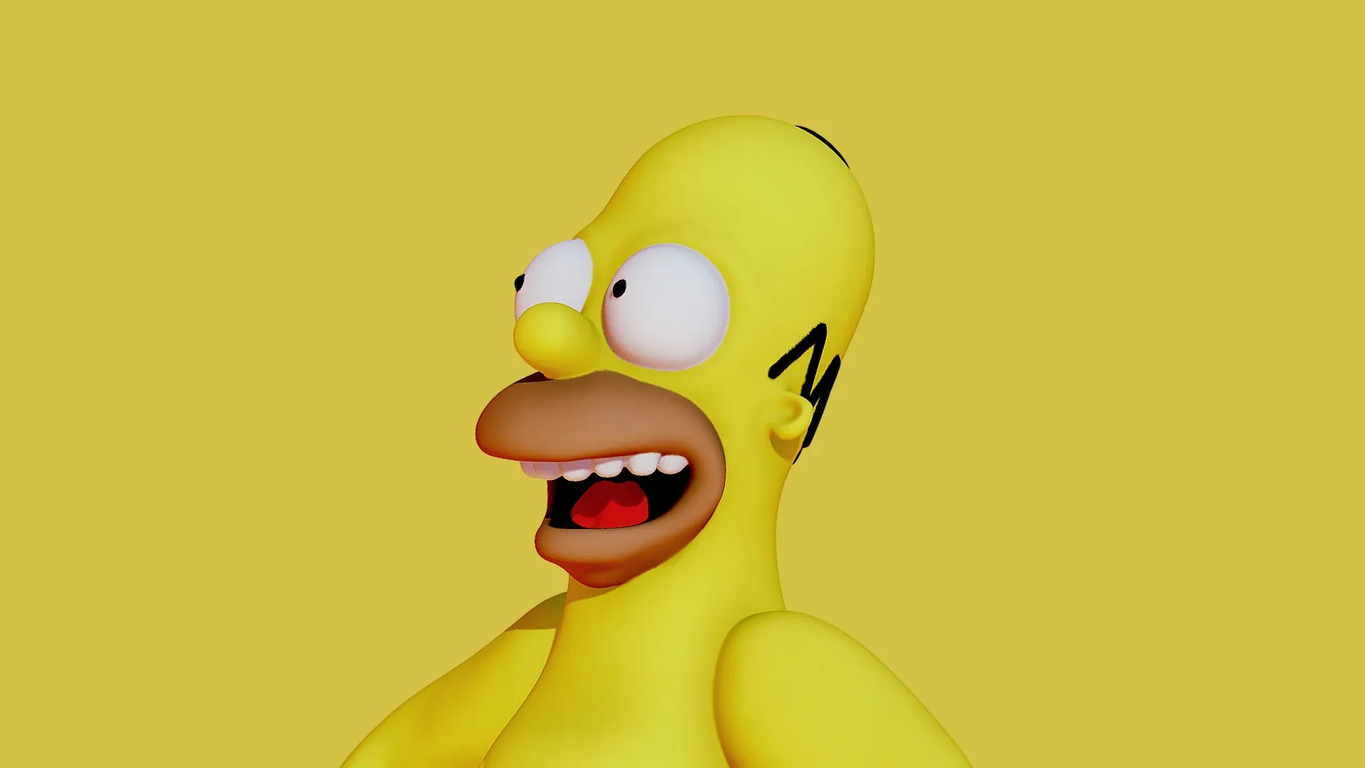 Homer 3D in Underwear (Printable)