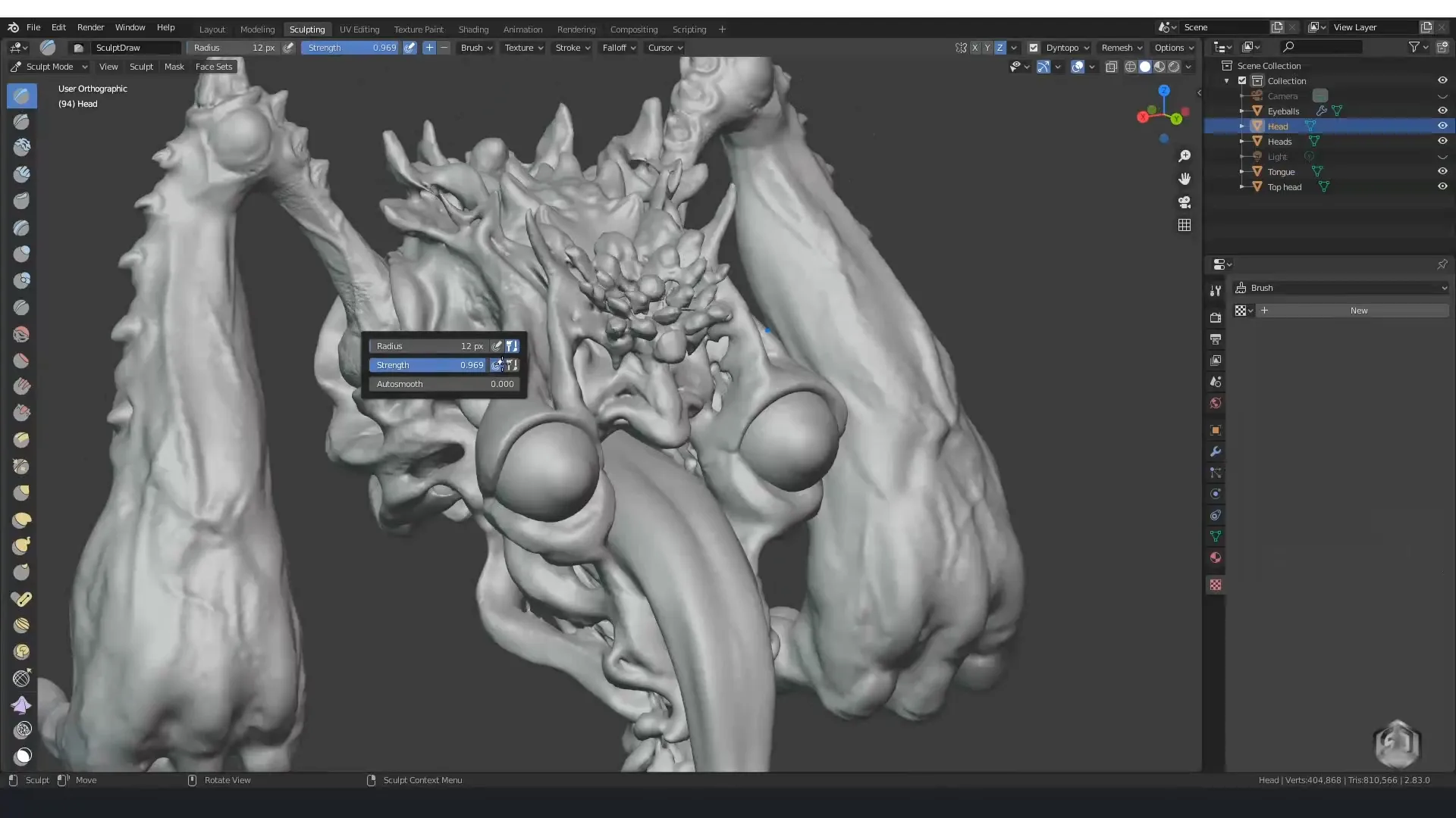 Character Design & Sculpting Using Fractals