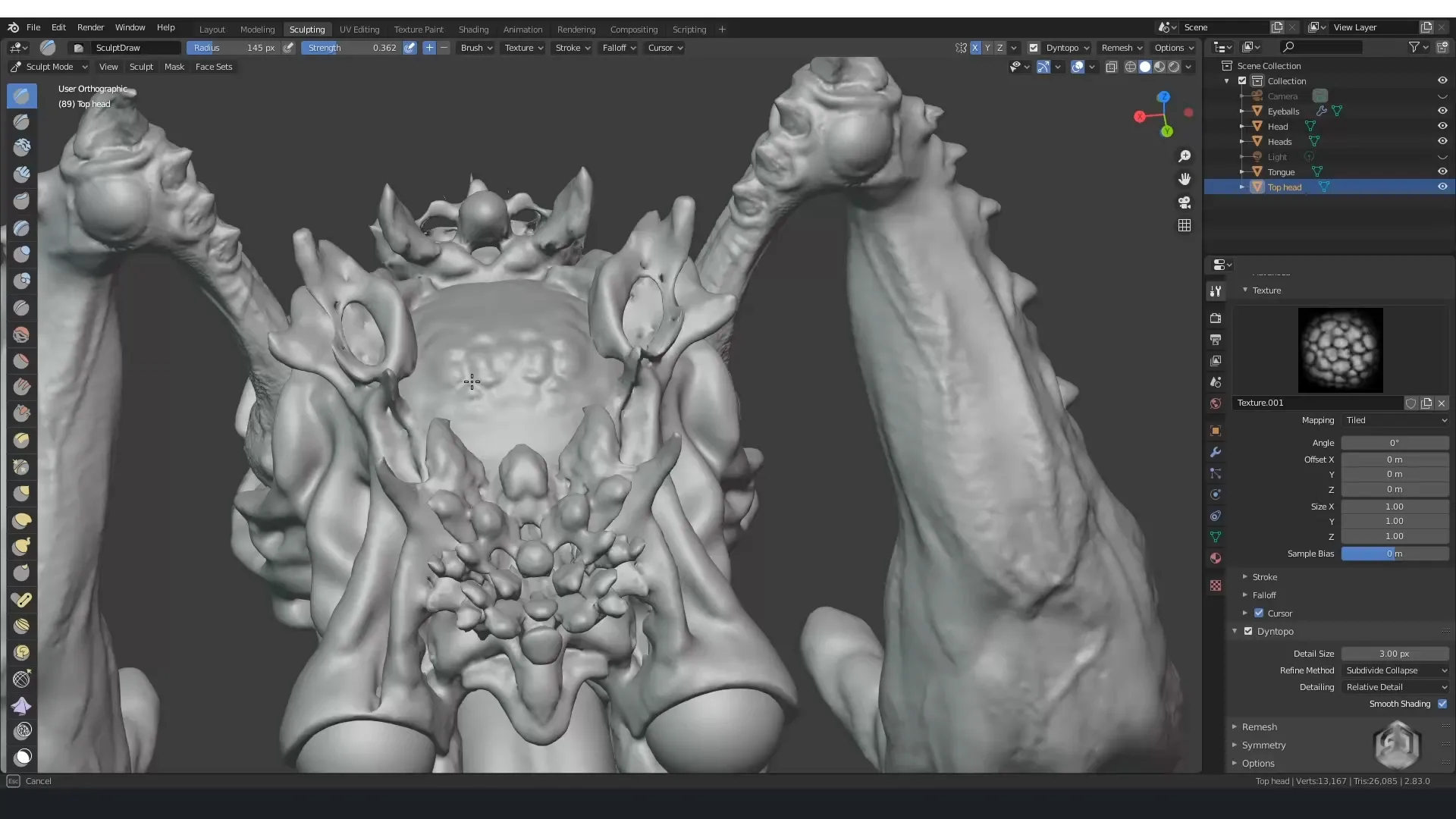 Character Design & Sculpting Using Fractals