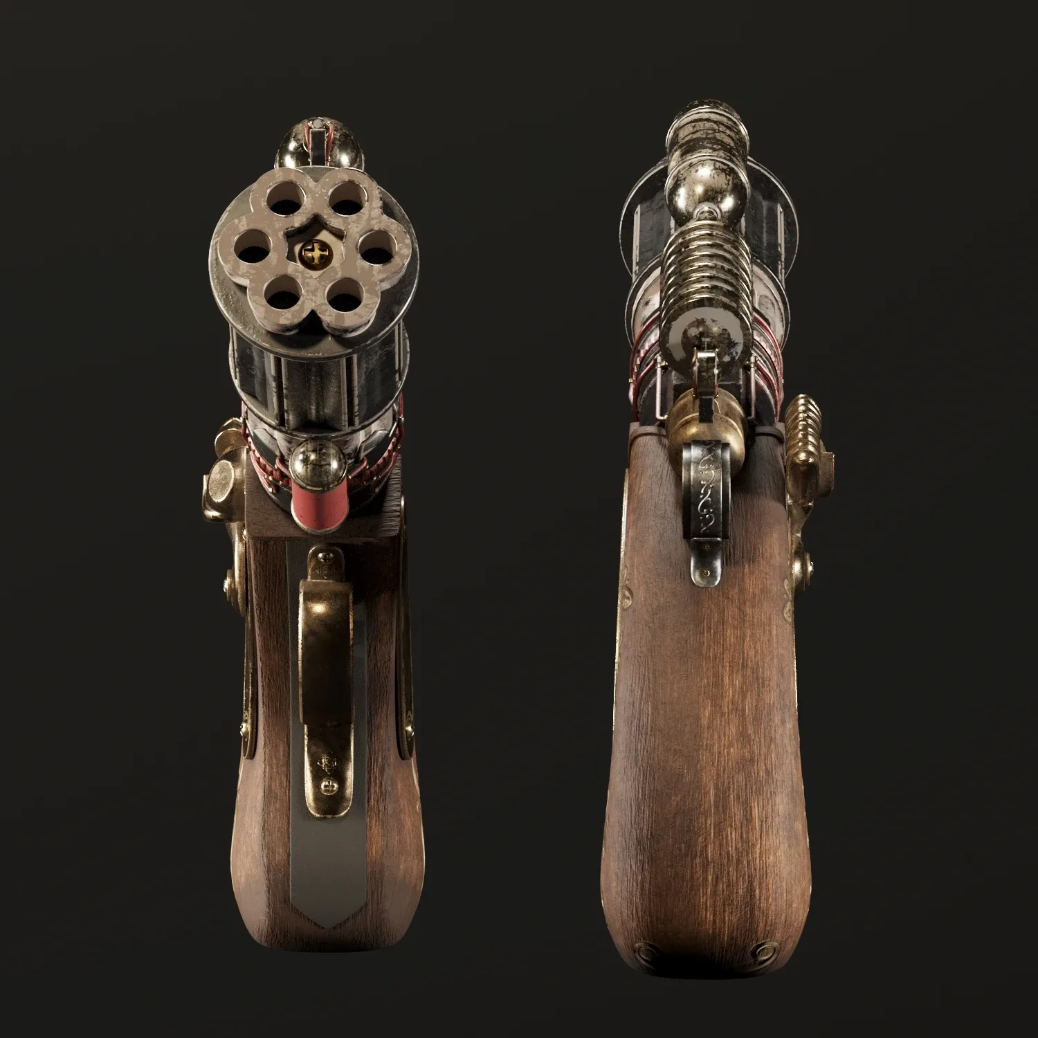 Decorative Steampunk Gun