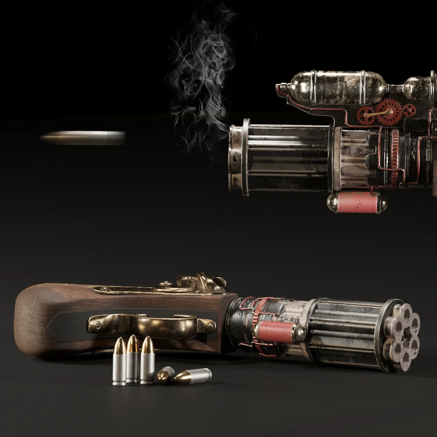 Decorative Steampunk Gun