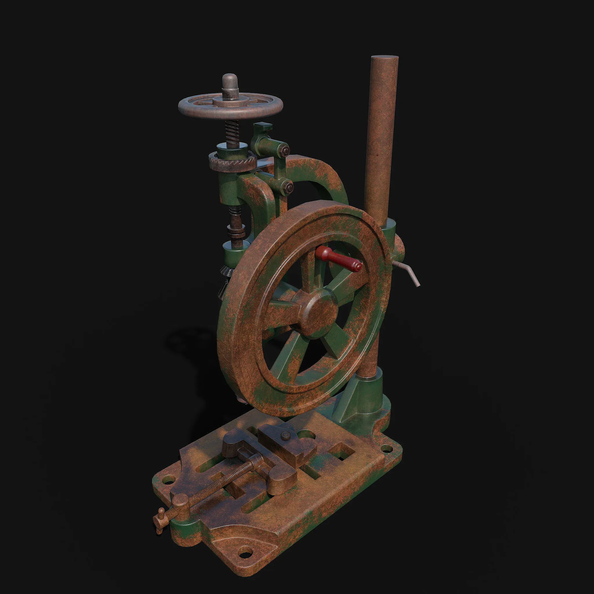 Typical Mancuna Hand-Cranked Drill