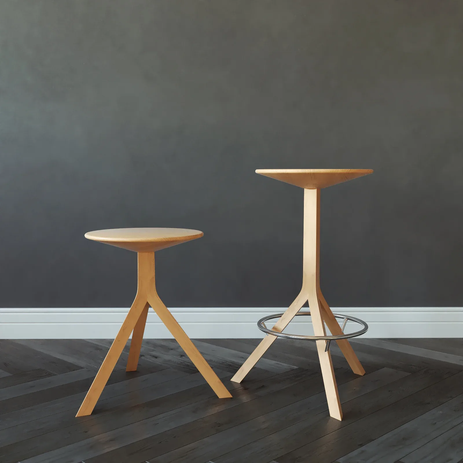 Alison Brooks Kitchen Stool (3DsMax+Vray+Corona)