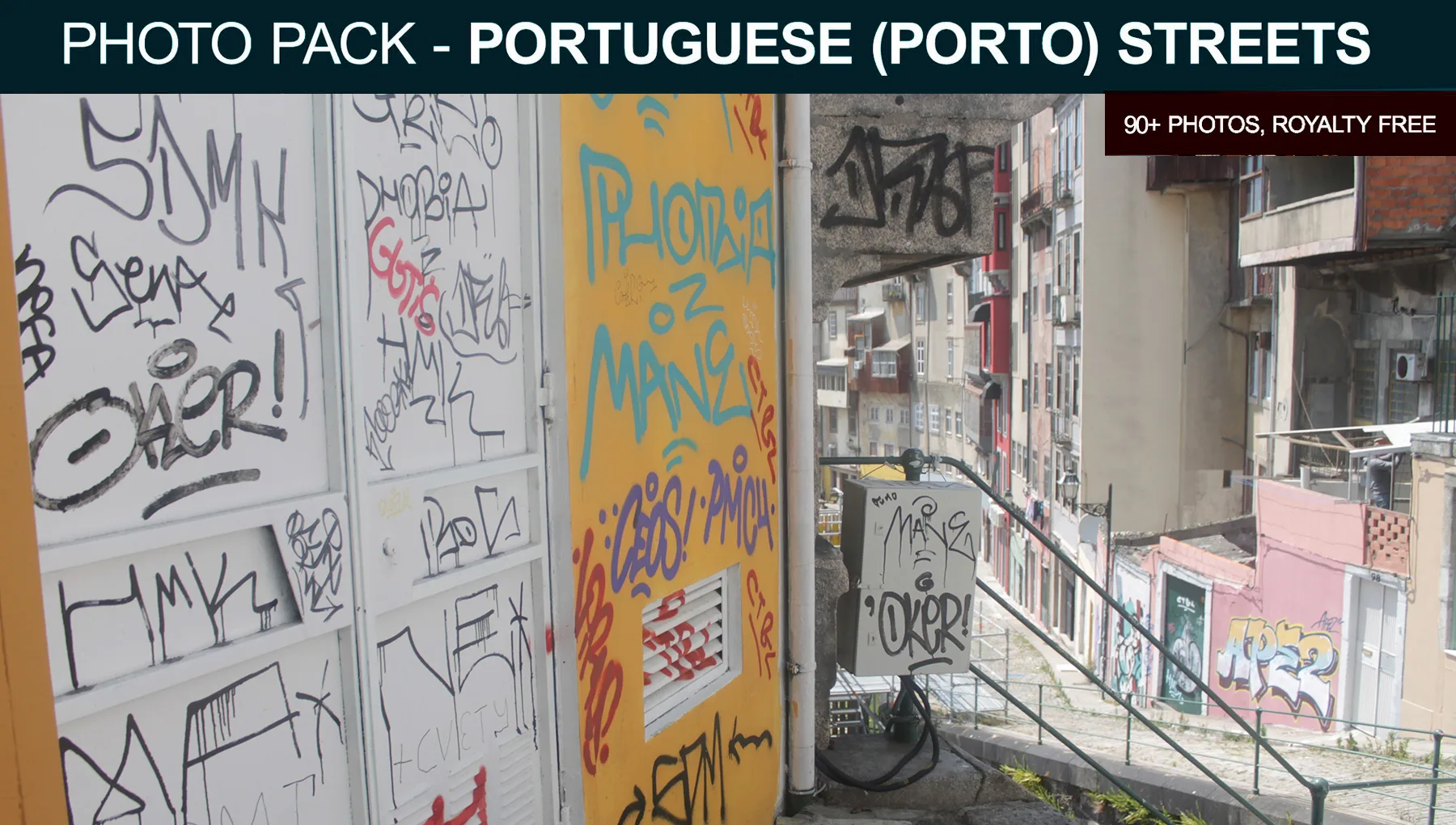 Photo Pack: Portuguese (Porto) Streets & Alleys