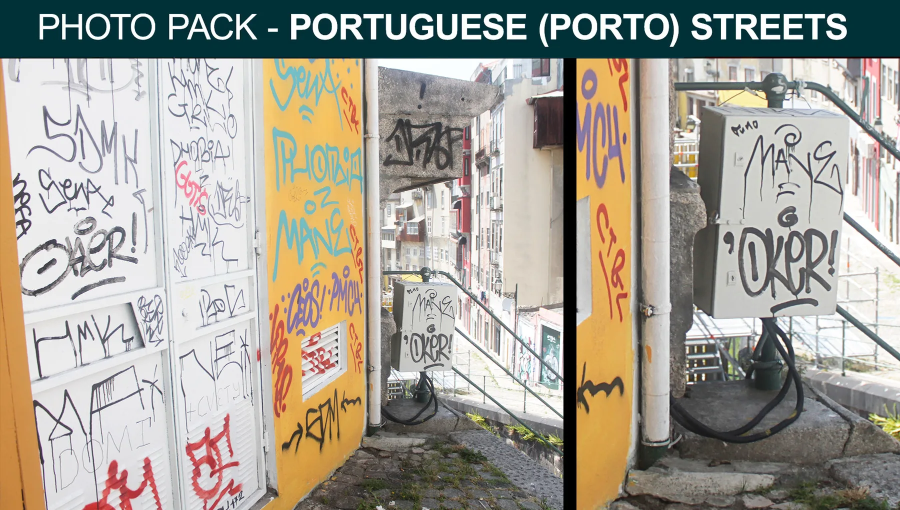 Photo Pack: Portuguese (Porto) Streets & Alleys