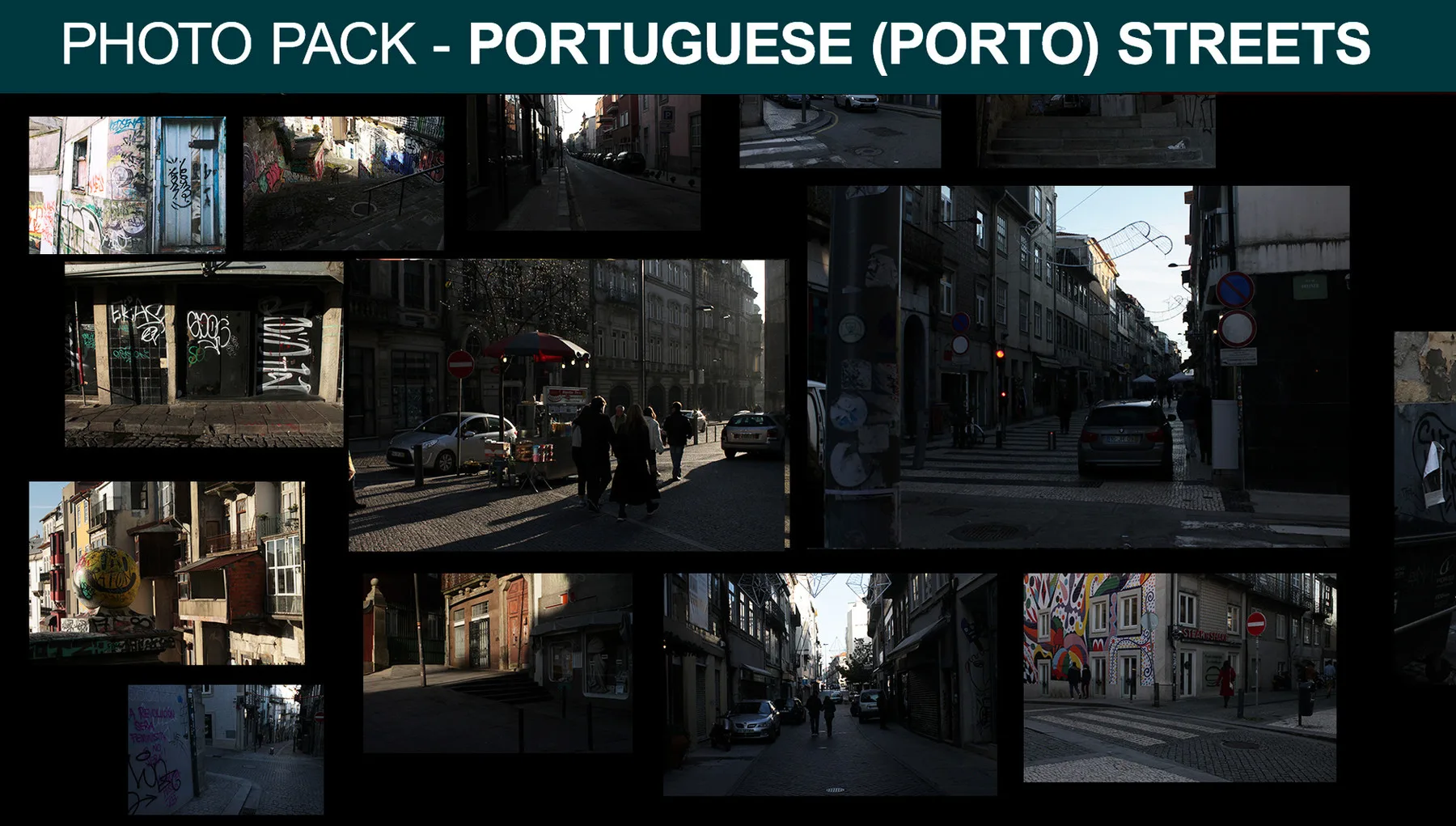 Photo Pack: Portuguese (Porto) Streets & Alleys