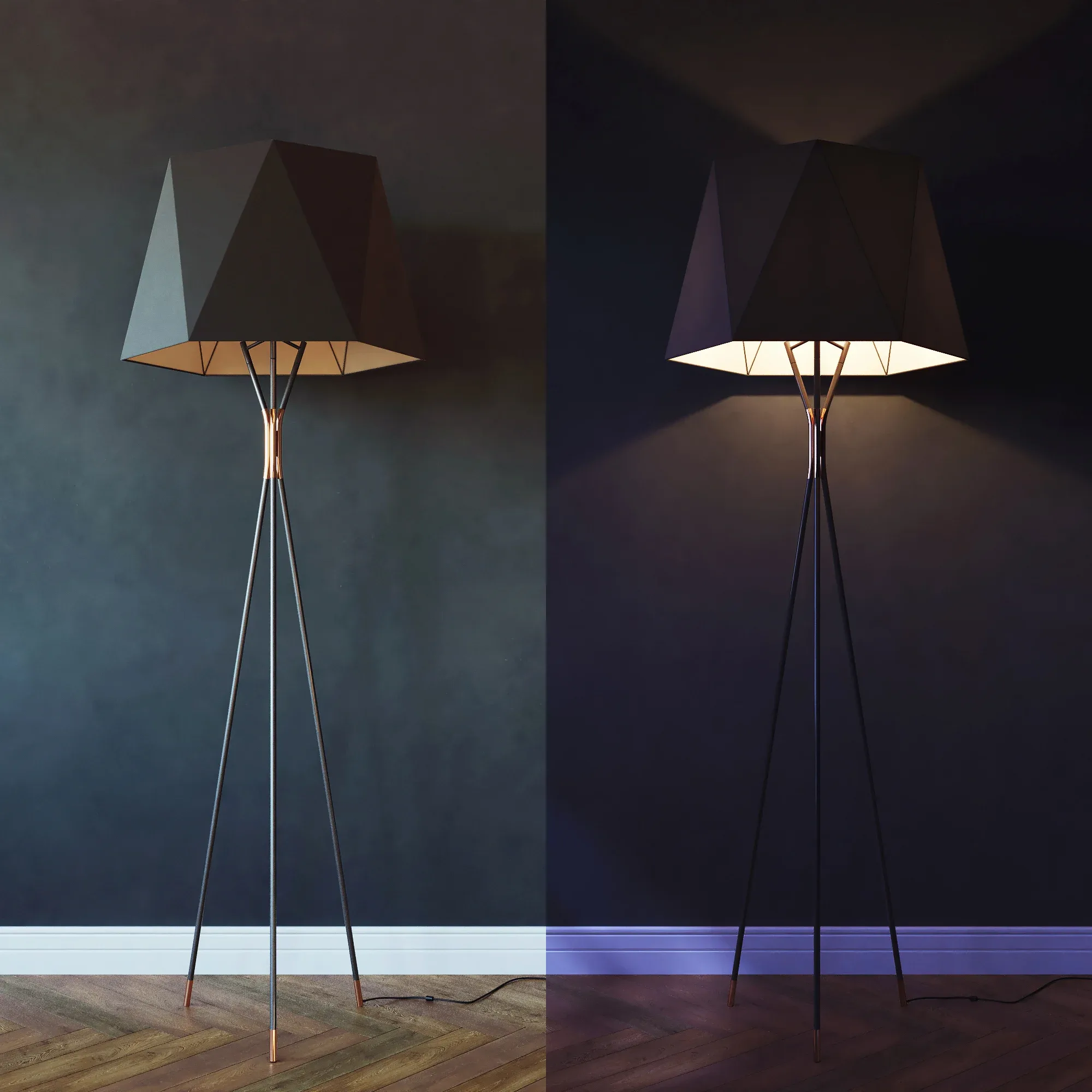 CVL Luminaires Solitaire Floor Lamp