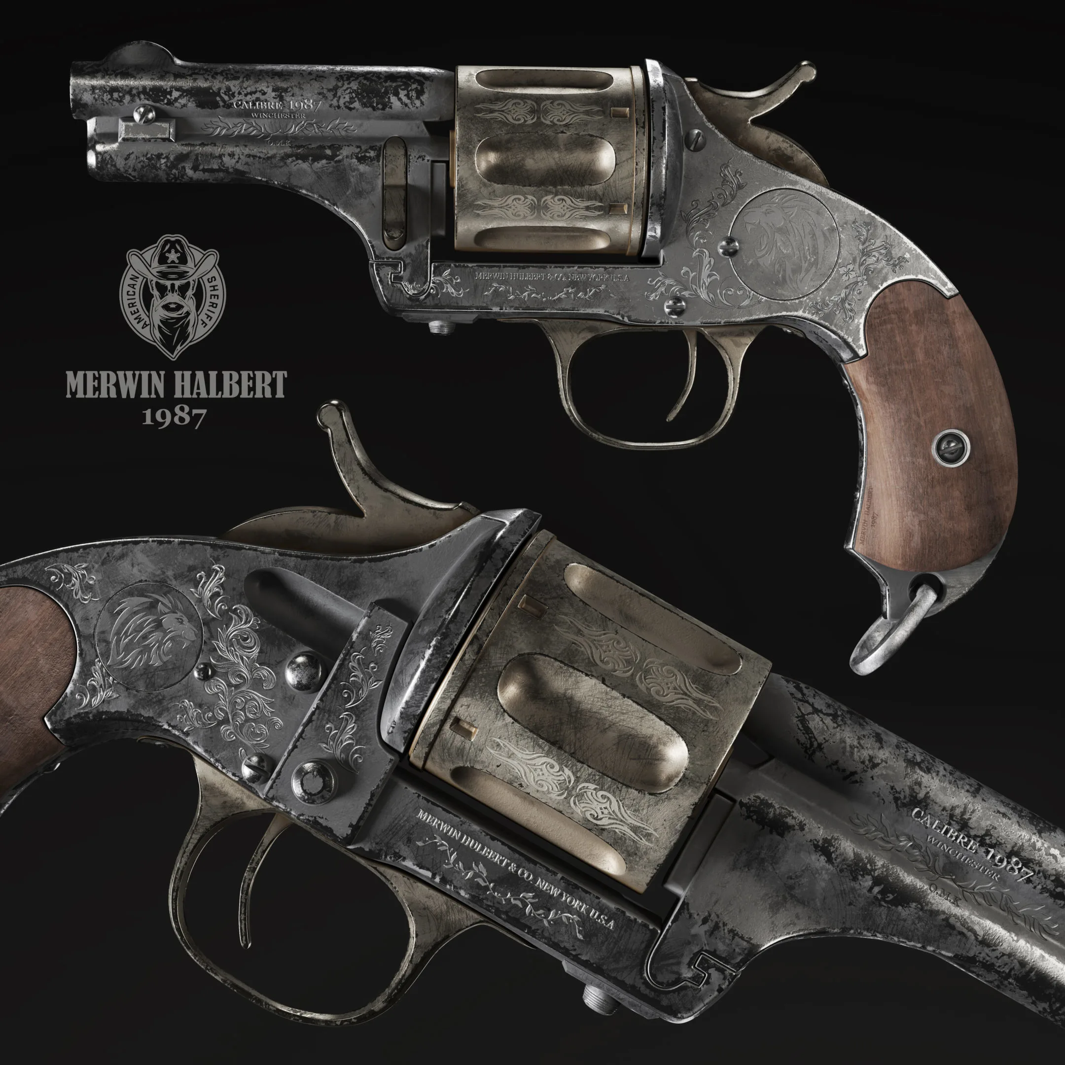 Merwin Halbert Revolver